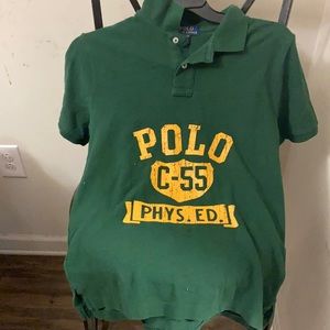 Polo graphic w collar